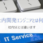 社内SEと社内開発エンジニアは違います『転職の求人には注意』
