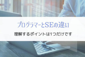 SEとプログラマーの違いを理解するポイントは1つ『実例で解説』
